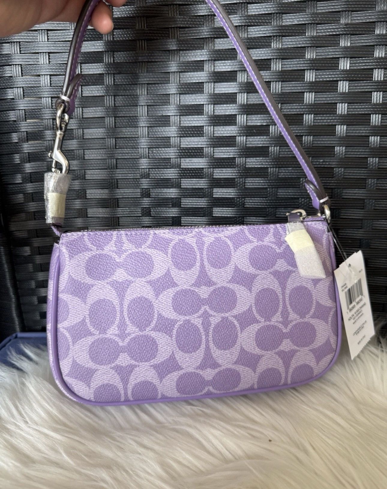 Coach COACH Iris Nolita 19 Signature Canvas NWT Purple Size ONE SIZE - 5 Thumbnail
