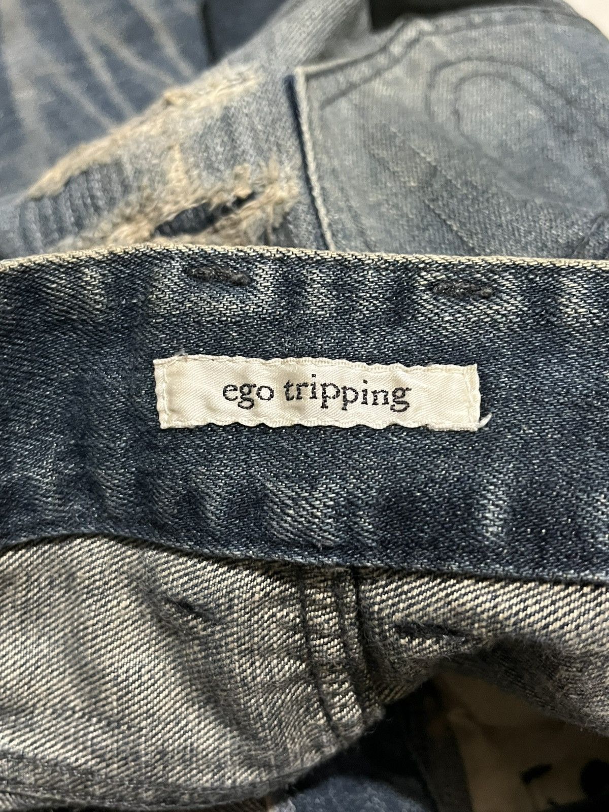 Ego Tripping EGO Tripping Japan Denim Distressed Size US 29 - 14 Thumbnail