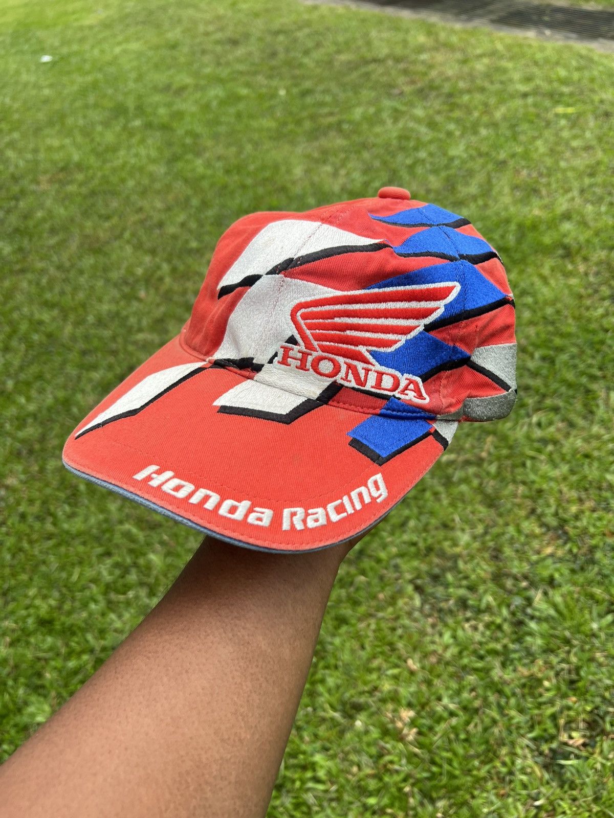 Honda × Vintage HONDA RACING EMBROIDERY HAT Size ONE SIZE - 1 Thumbnail