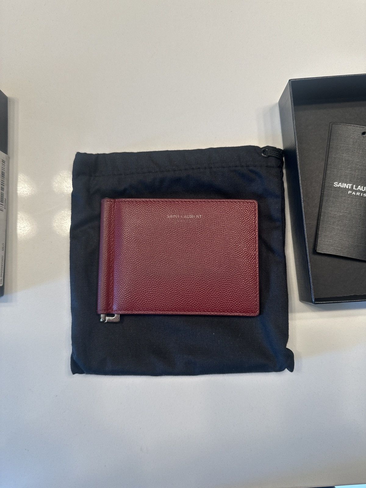Saint Laurent Paris × Yves Saint Laurent Bifold wallet W/ Money Clip Size ONE SIZE - 3 Thumbnail