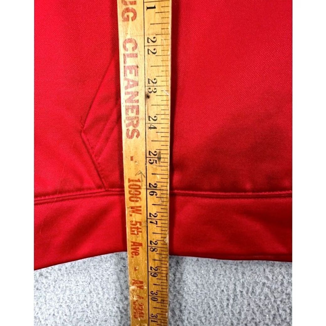 Vintage Colosseum Hoodie Sweatshirt Adult Large Red Wisconsin Pullover Drawstring Mens Size US L / EU 52-54 / 3 - 7 Thumbnail
