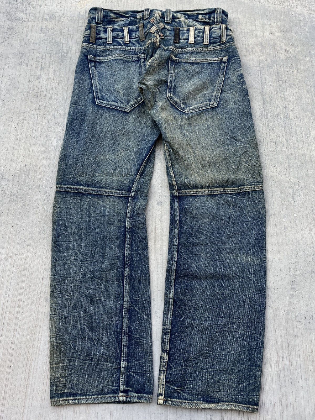 2000s JAPANESE BRAND JACK SERIKA DOUBLE WAIST J CUT JEANS