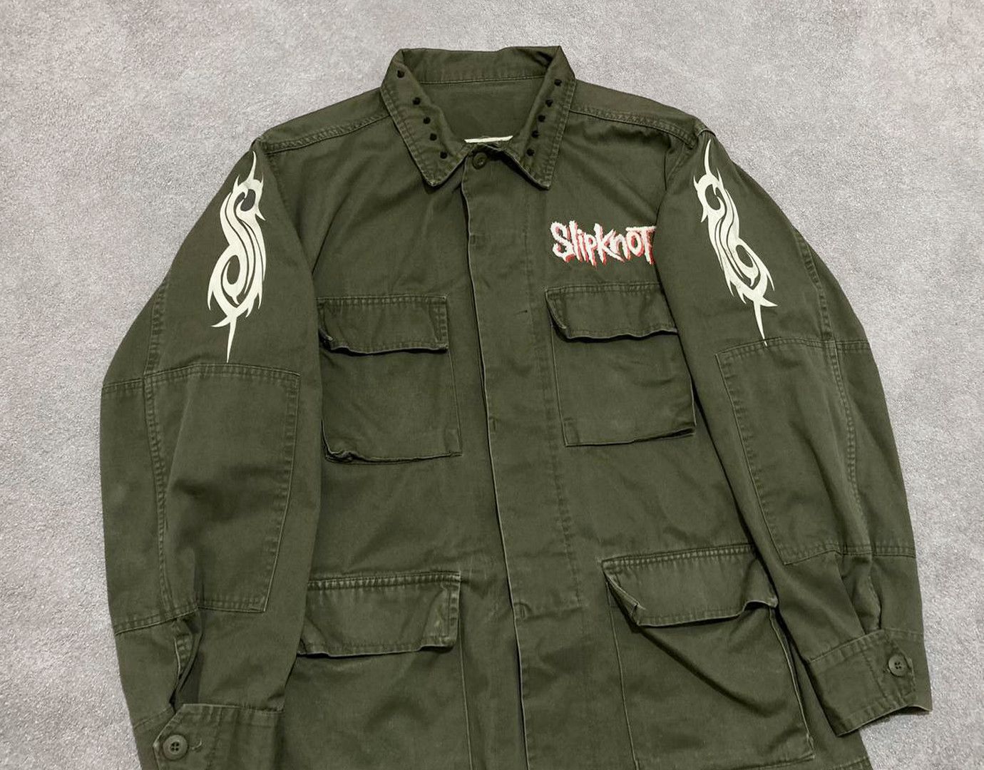 Slipknot Vintage Slipknot military jacket M65 khaki (2007) Size US L / EU 52-54 / 3 - 4 Thumbnail