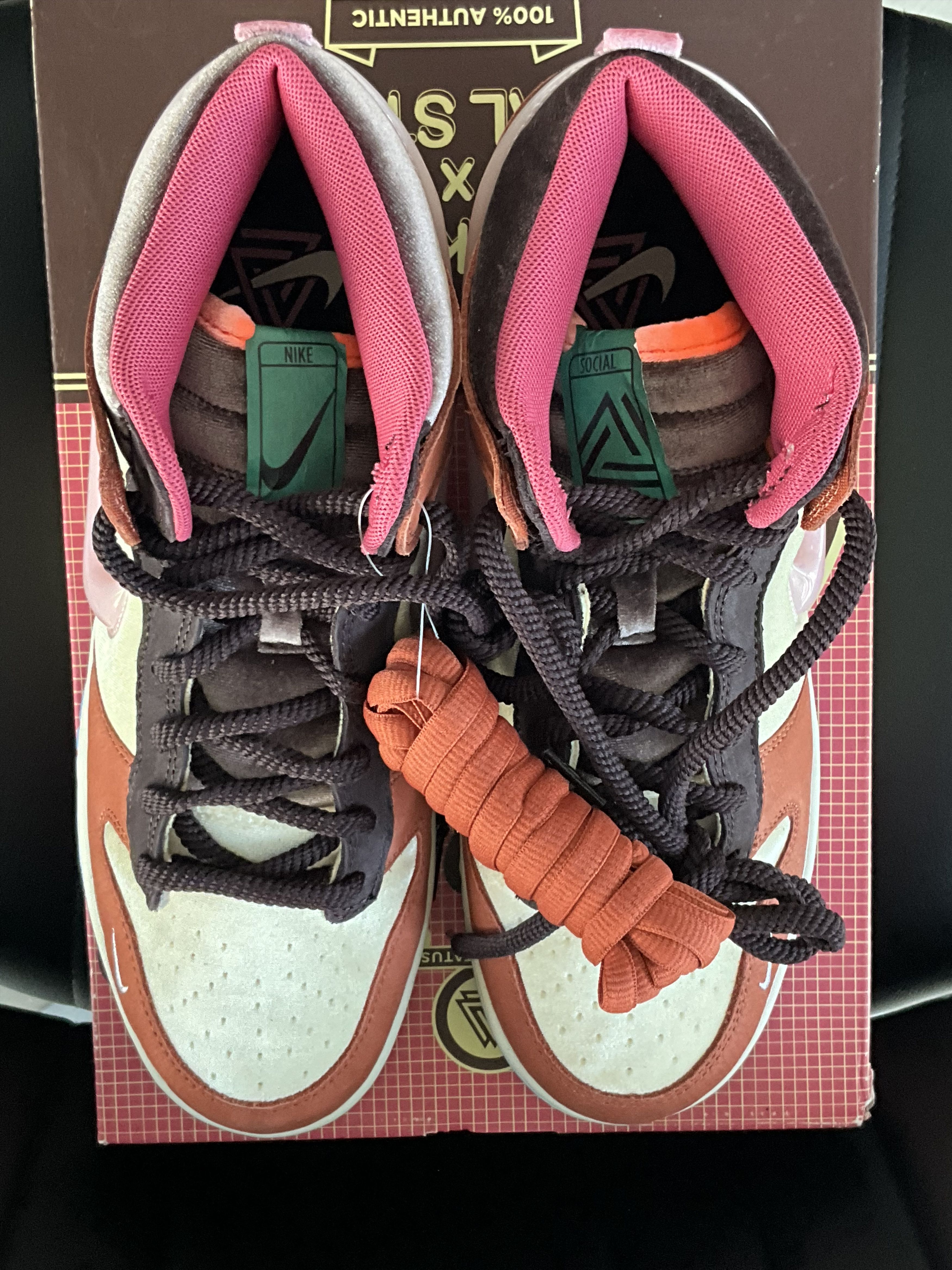 Nike × Social Status NIKE DUNK / SS "CHOCOLATE MILK" MID Size US 9.5 / EU 42-43 - 2 Thumbnail