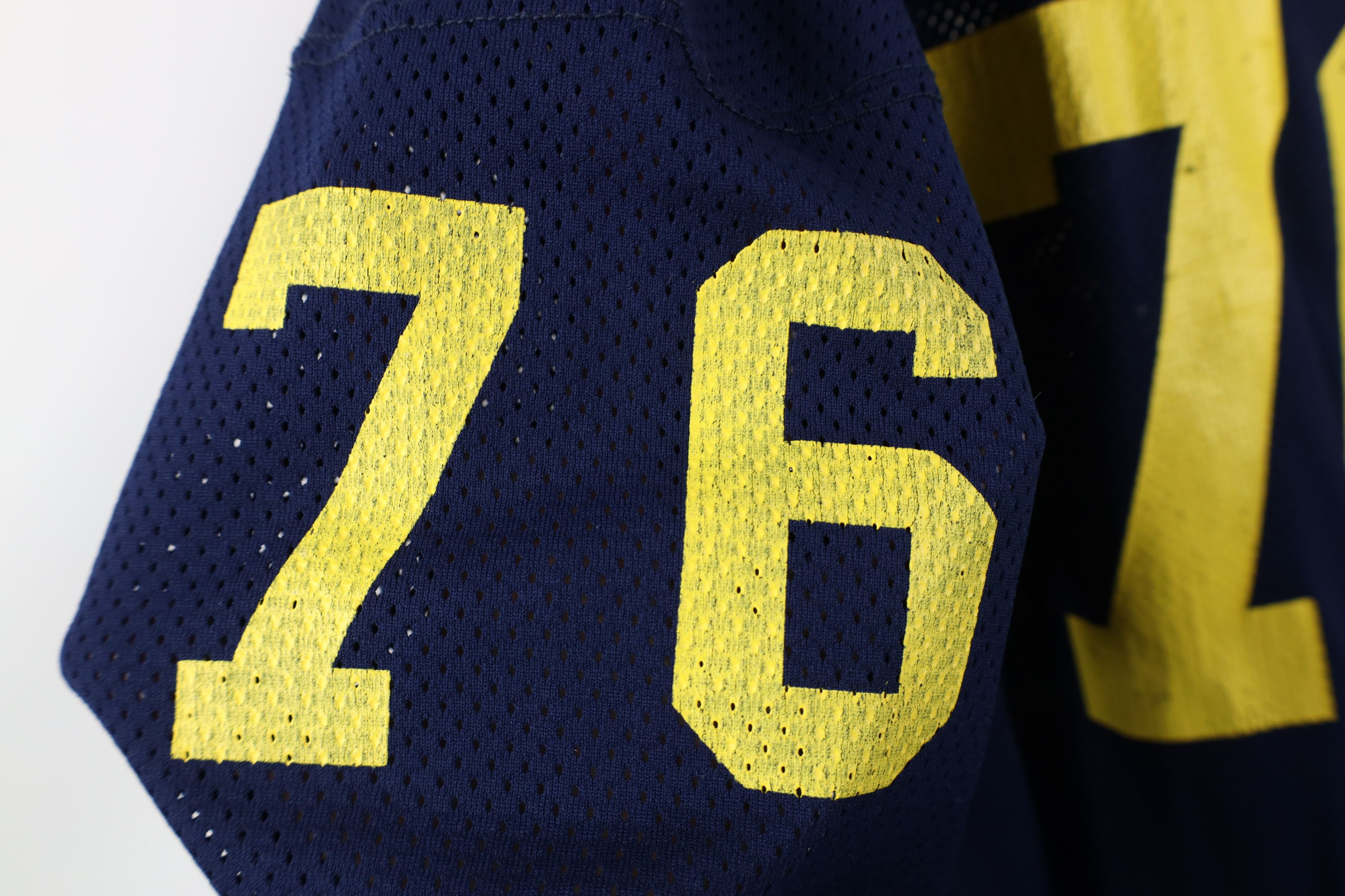 Russell Athletic Vintage 70s Russell Athletic University of Michigan Jersey Size US XXL / EU 58 / 5 - 10 Thumbnail