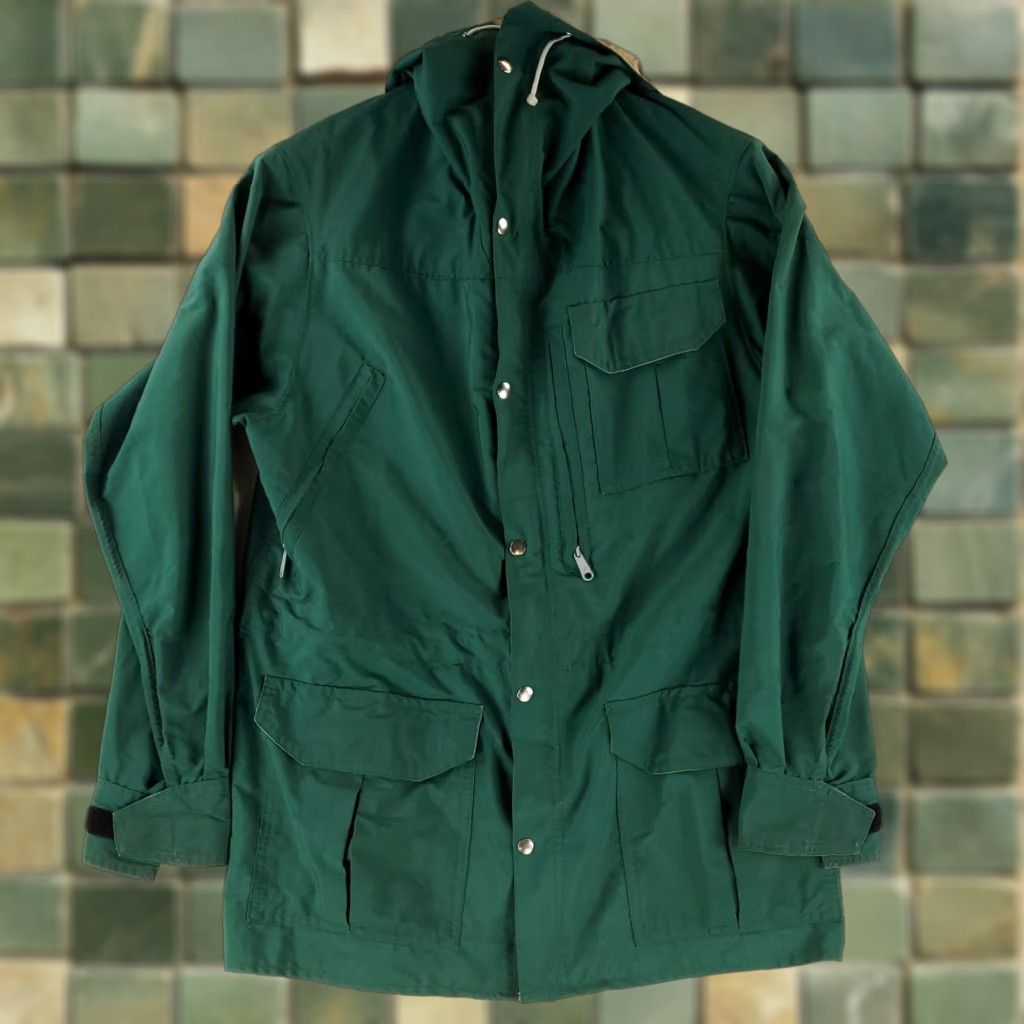 Holubar VINTAGE Holubar Jacket VTG 70s Full Zip Hooded Full Face Green Mens L Parka Jacket Size US L / EU 52-54 / 3 - 1 Thumbnail