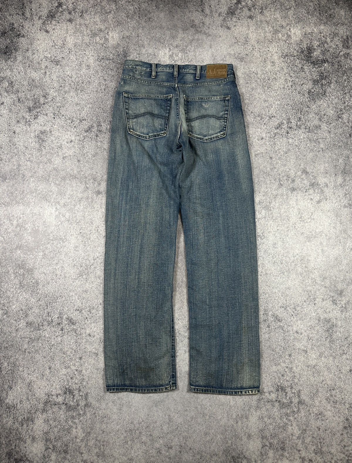 Armani Y2K Vintage Armani Jeans Logo Pants Streetwear Casual VTg M Size US 33 - 2 Thumbnail