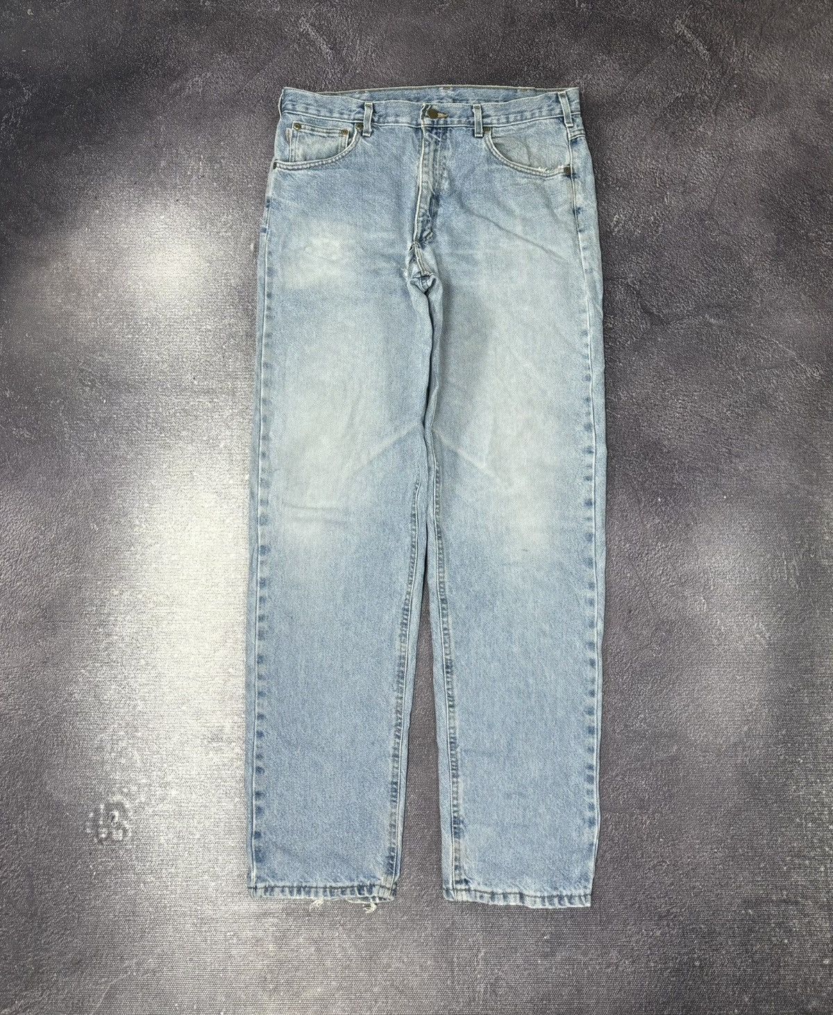 Carhartt Vintage Carhartt Relaxed Fit Faded Light Blue Denim Jeans Size US 36 / EU 52 - 2 Thumbnail