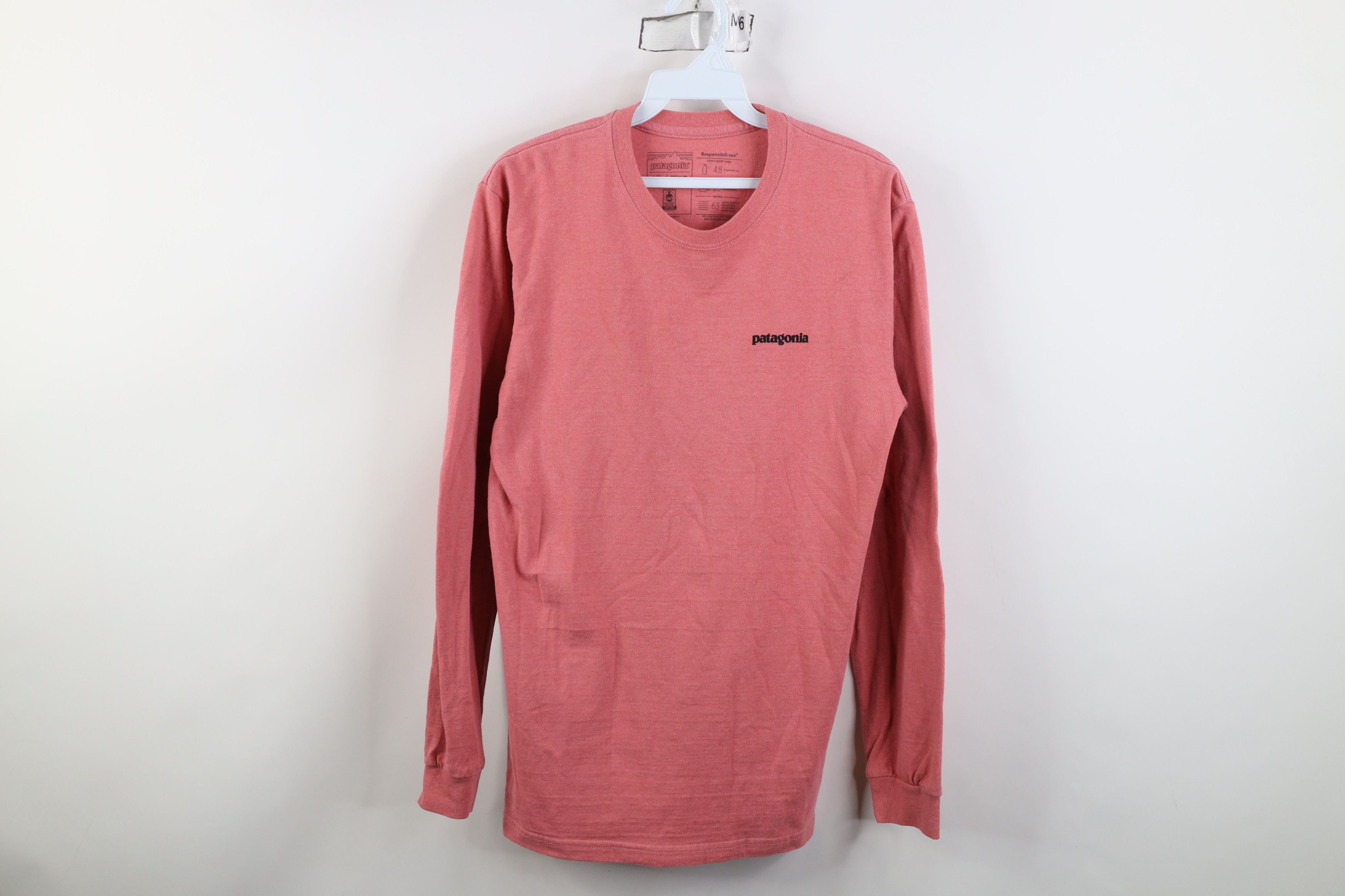 Patagonia Y2K Patagonia Spell Mountain Logo Long Sleeve T-Shirt Pink Size US S / EU 44-46 / 1 - 1 Thumbnail