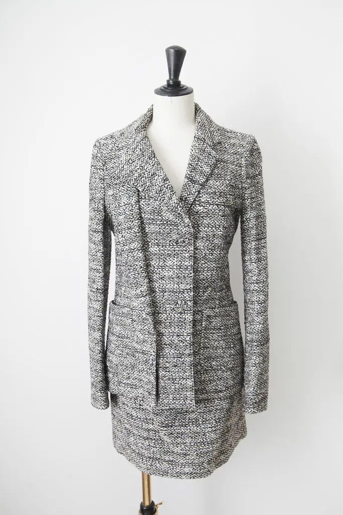 Balenciaga AW11 tweed suit ensemble Size S / US 4 / IT 40 - 1 Thumbnail