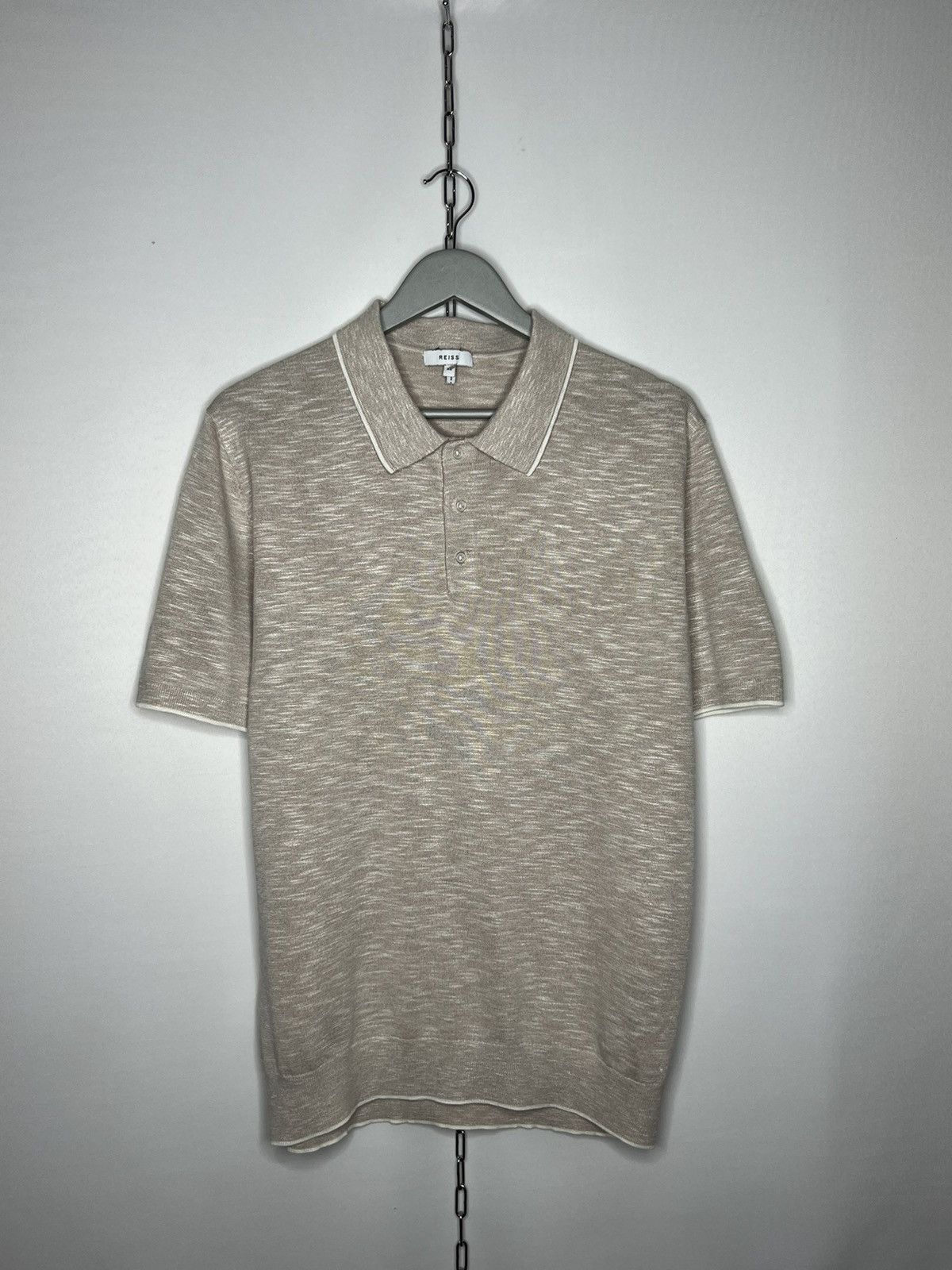 Reiss 💰 Reiss Luxury Polo Shirt Short Sleeve Tee 💰 Size US XL / EU 56 / 4 - 1 Thumbnail