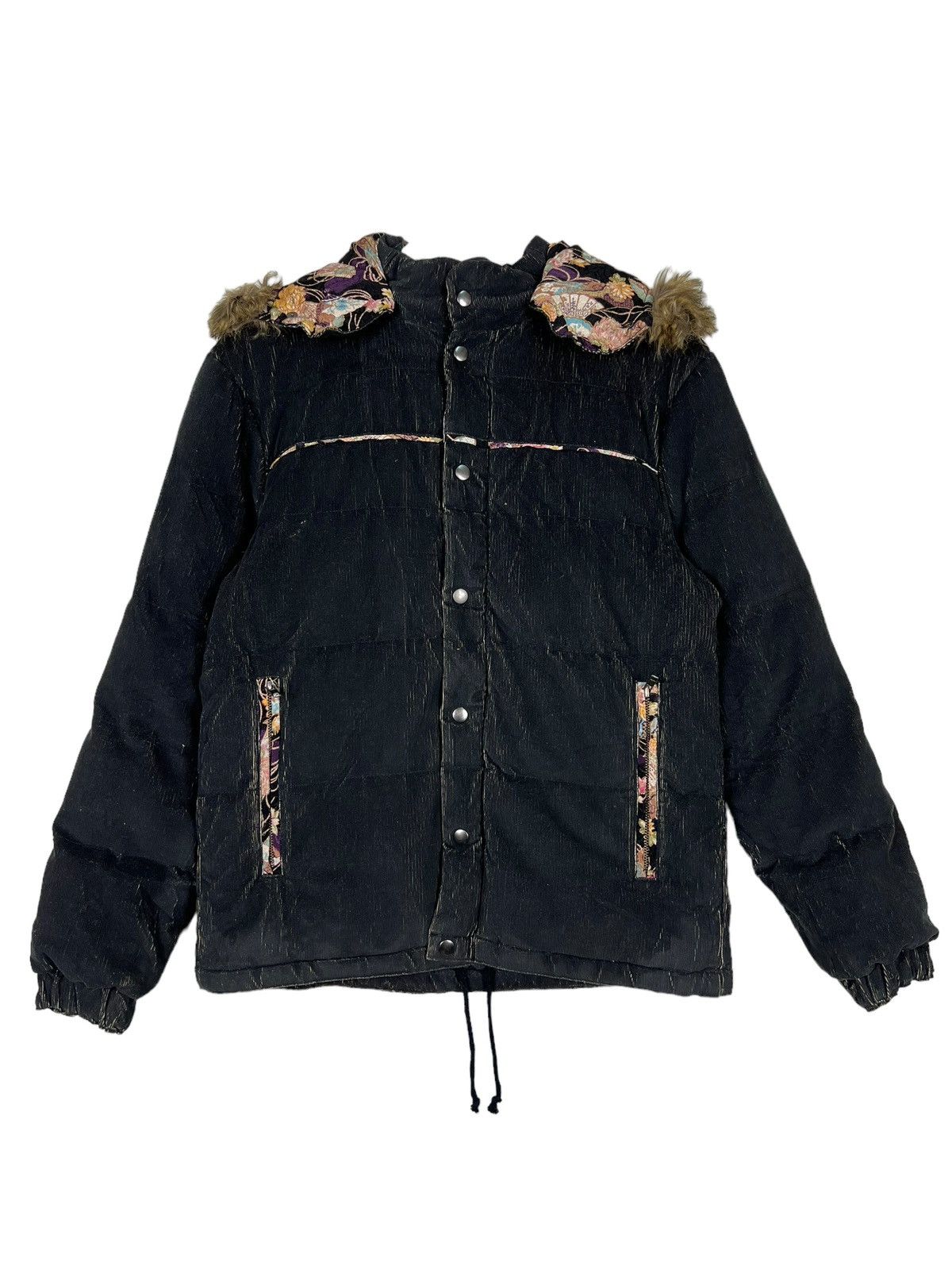 Japanese Brand KARAKURI TAMASHI CORDUROY JACKET Size US M / EU 48-50 / 2 - 3 Thumbnail