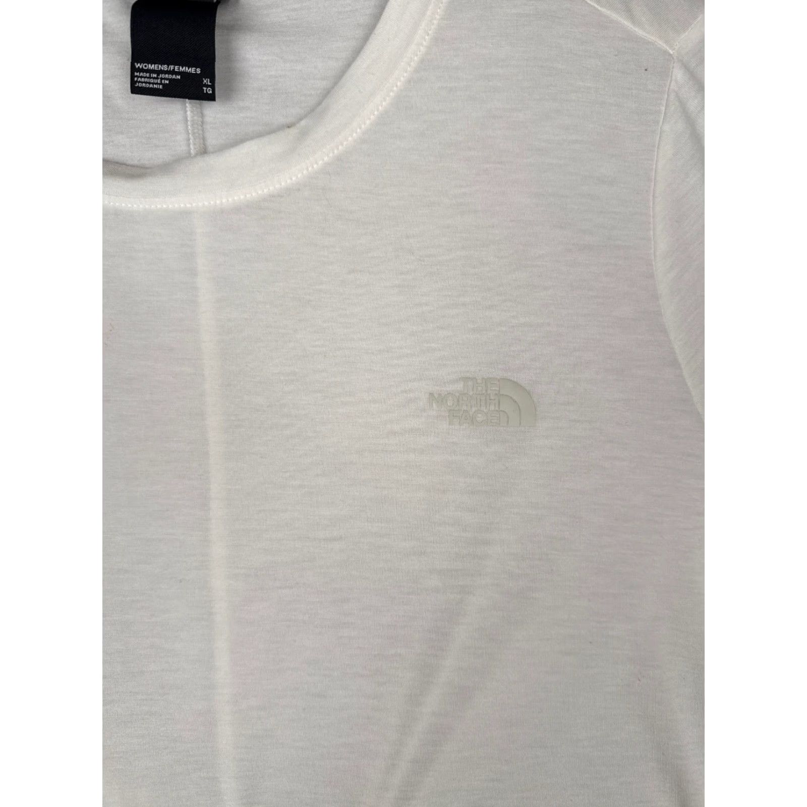 The North Face The North Face Shirt Women XL White Twist Back Knot Crew Cotton READ Size XL / US 12-14 / IT 48-50 - 6 Thumbnail