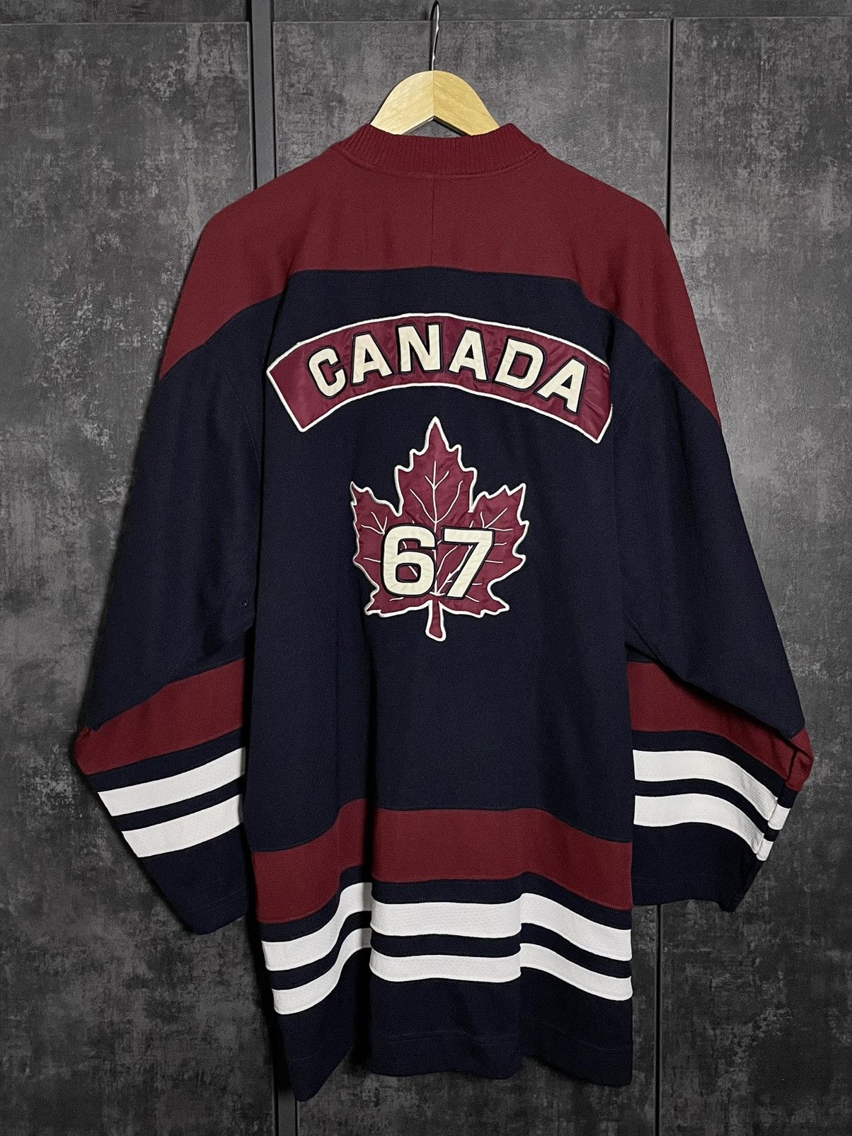 Vintage Vintage Canada 67 Hockey Jersey Supreme Nike 424 Hysteric Y3 Size US L / EU 52-54 / 3 - 10 Thumbnail