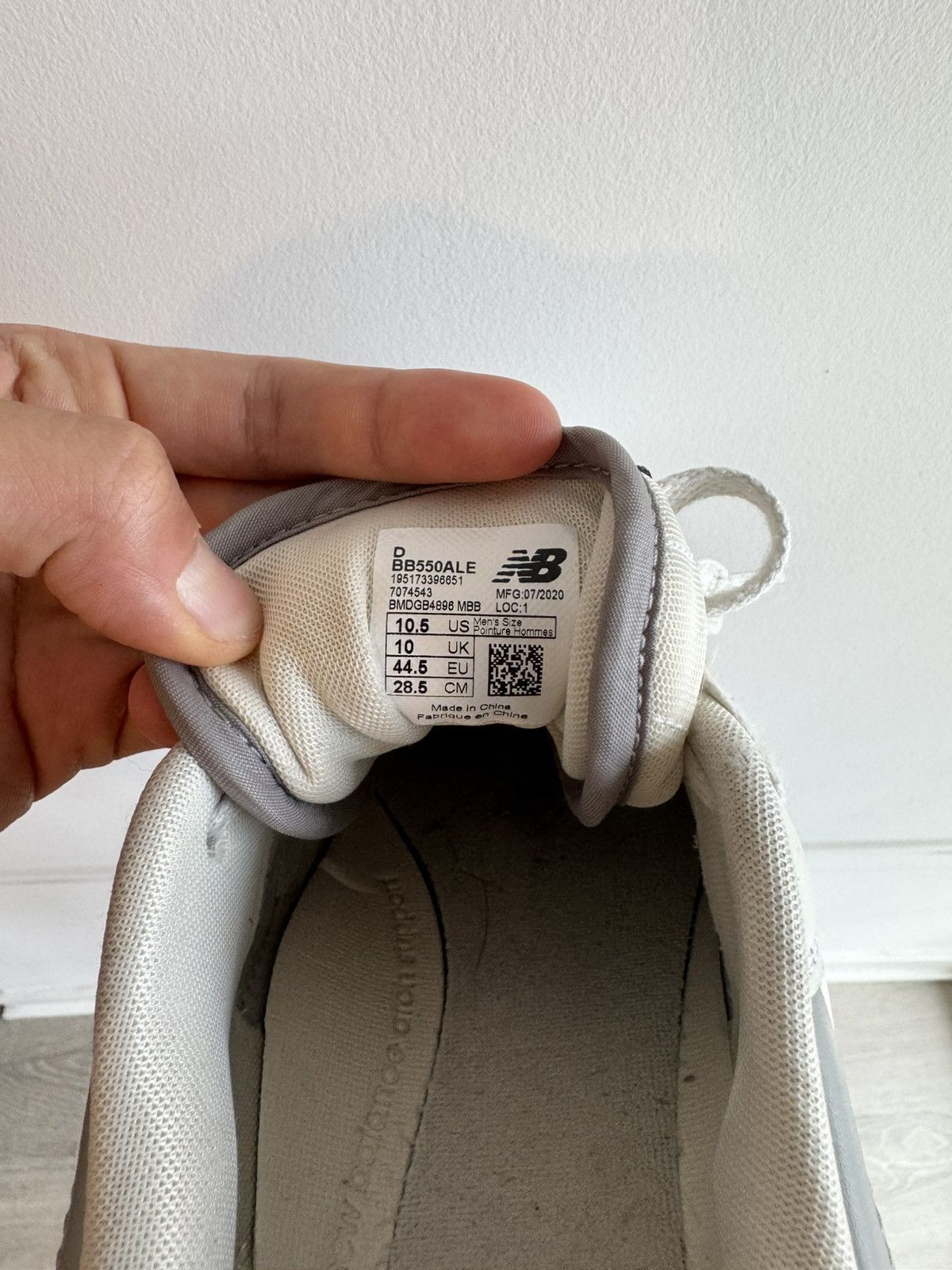 Aime Leon Dore × New Balance New Balance Aime Leon Dore White/Grey 550 Size US 10.5 / EU 43-44 - 8 Thumbnail