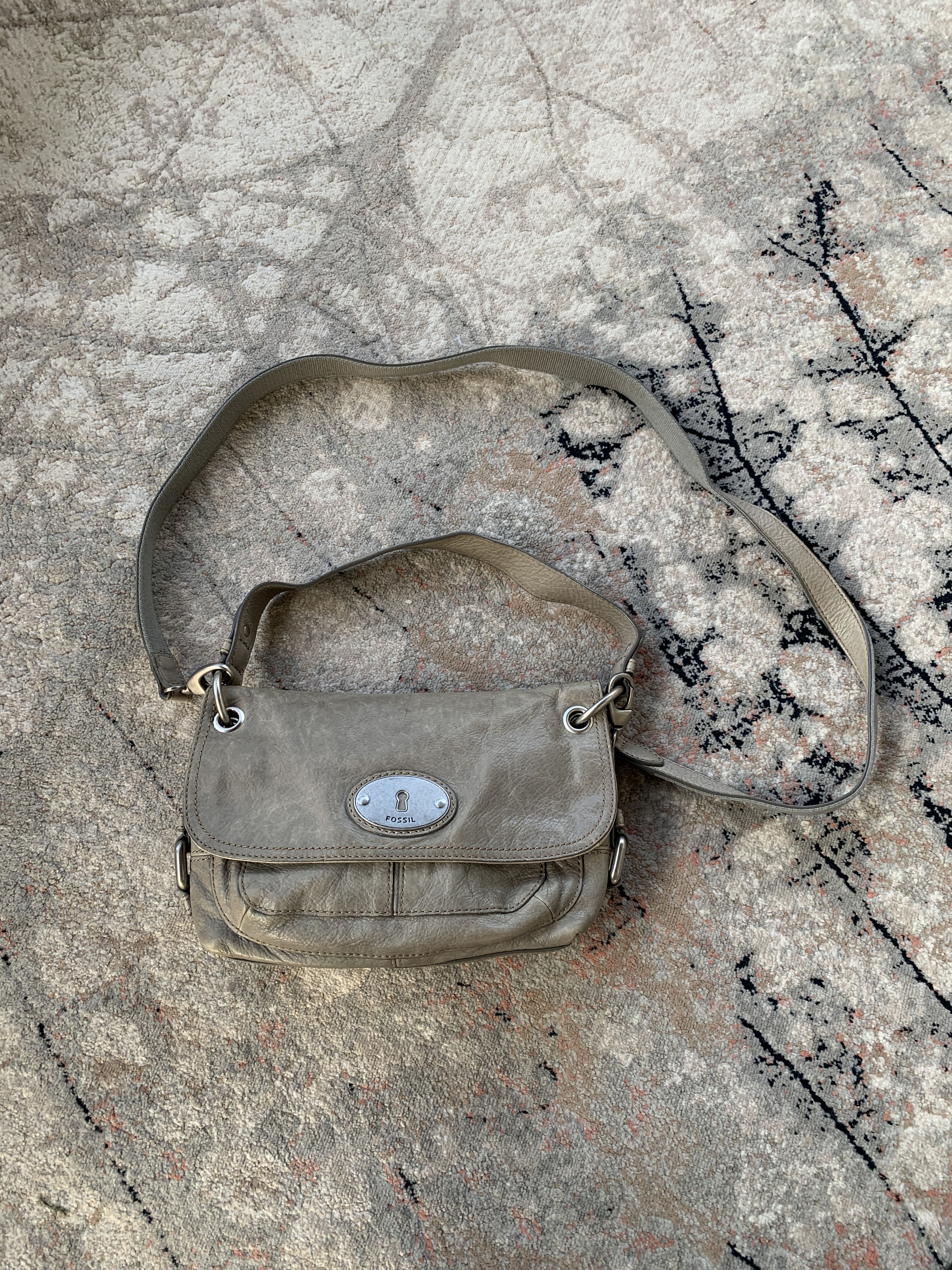 Fossil × Leather × Vintage Fossil Vintage Leather Bag Size ONE SIZE - 1 Thumbnail