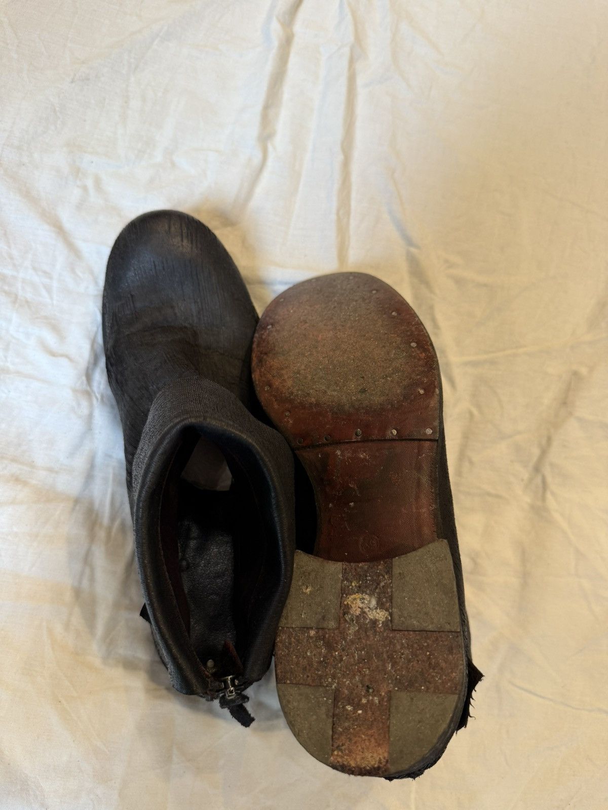 Ma+ Burgundy ankle boots Size US 6 / EU 39 - 5 Thumbnail