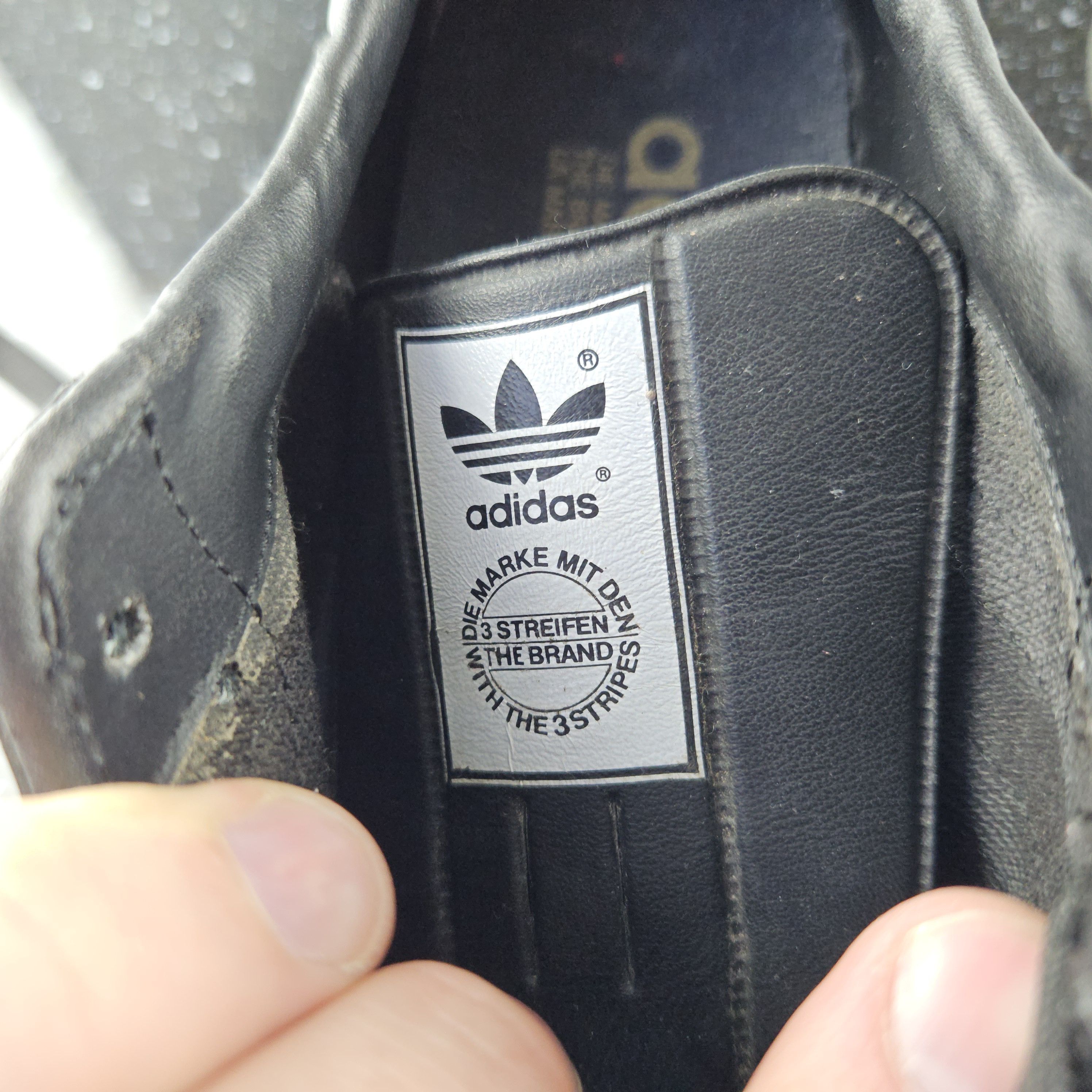 Adidas Vintage Adidas Samba black leather trainers Size US 9 / EU 42 - 10 Thumbnail