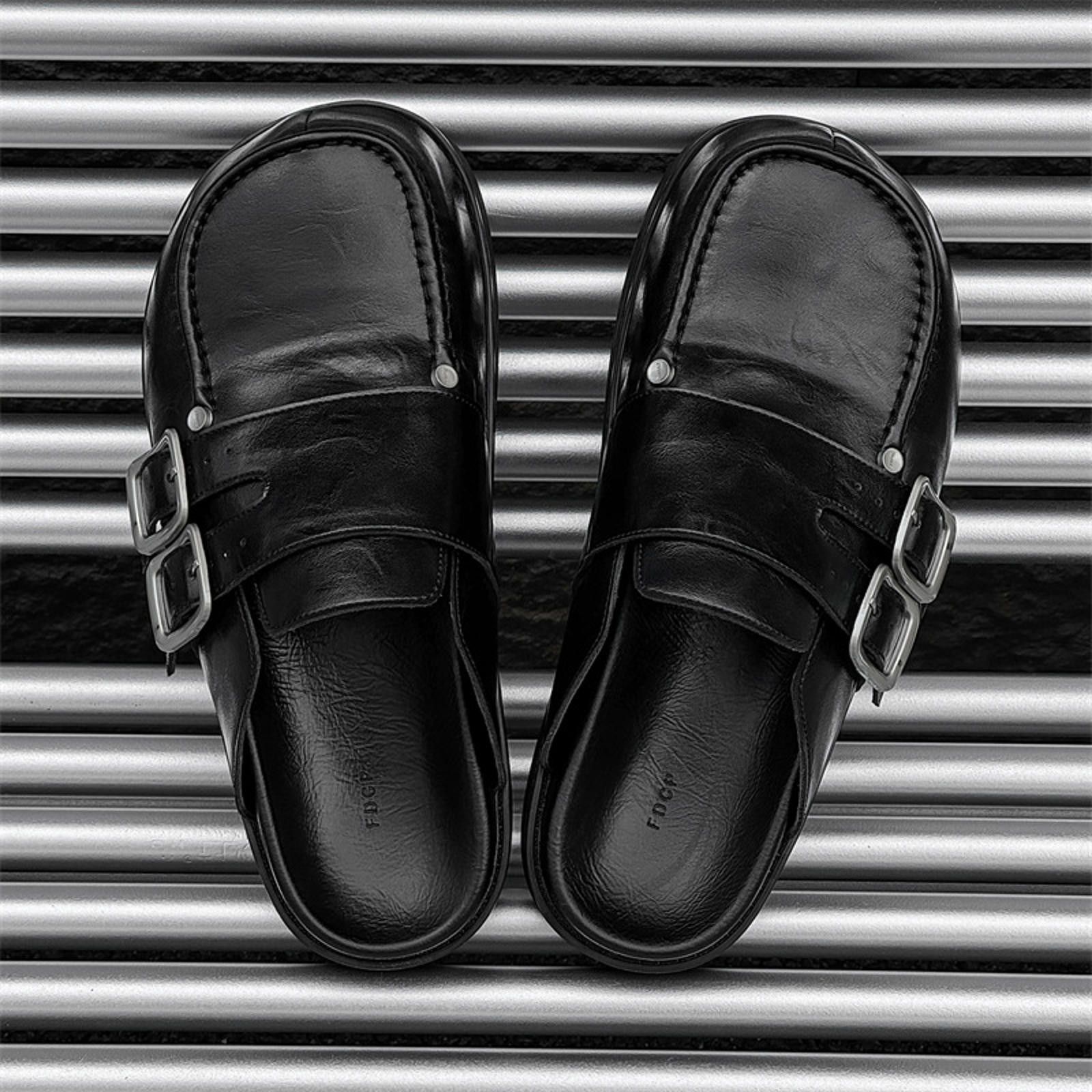 Other Stylish Black Buckle Clogs for Comfort and Fashion Size US 10 / EU 43 - 4 Thumbnail