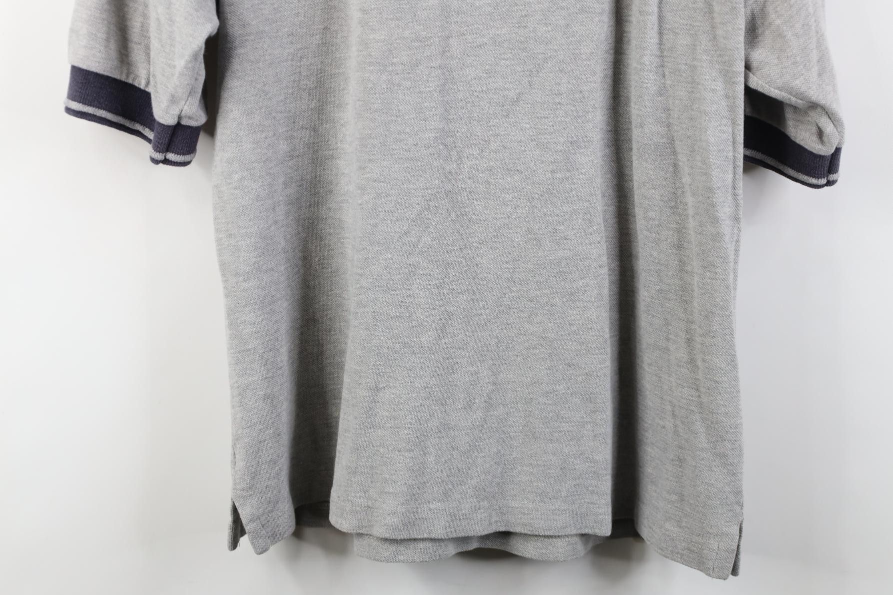 Adidas Vintage 90s Adidas Spell Out Knit Golf Polo Shirt Gray USA Size M / US 6-8 / IT 42-44 - 16 Thumbnail