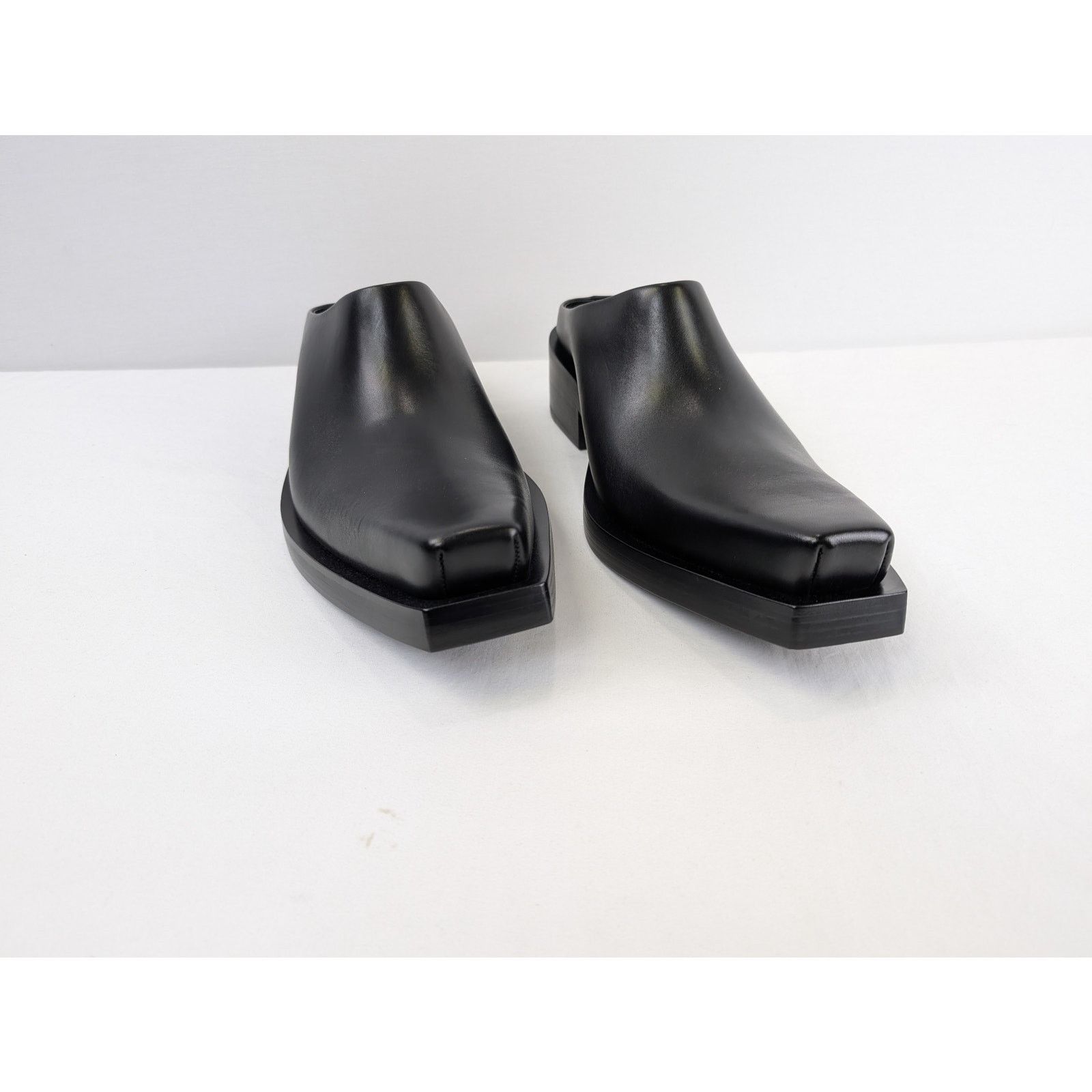 Balenciaga o1rshd1 New Matt Calfskin Santiago Mule Sandal in Black Size US 13 / EU 46 - 6 Thumbnail