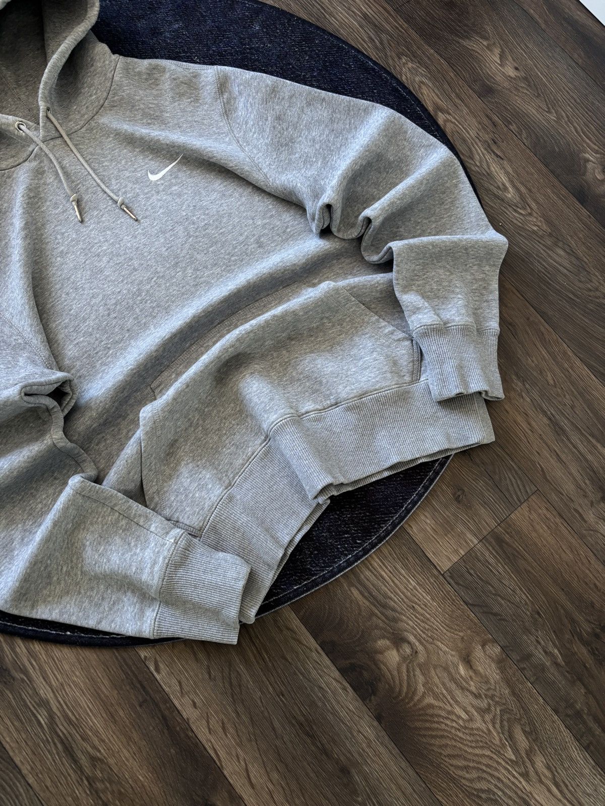 Nike Vintage y2k faded boxy grey embroidered grunge nike hoodie Size S / US 4 / IT 40 - 5 Thumbnail