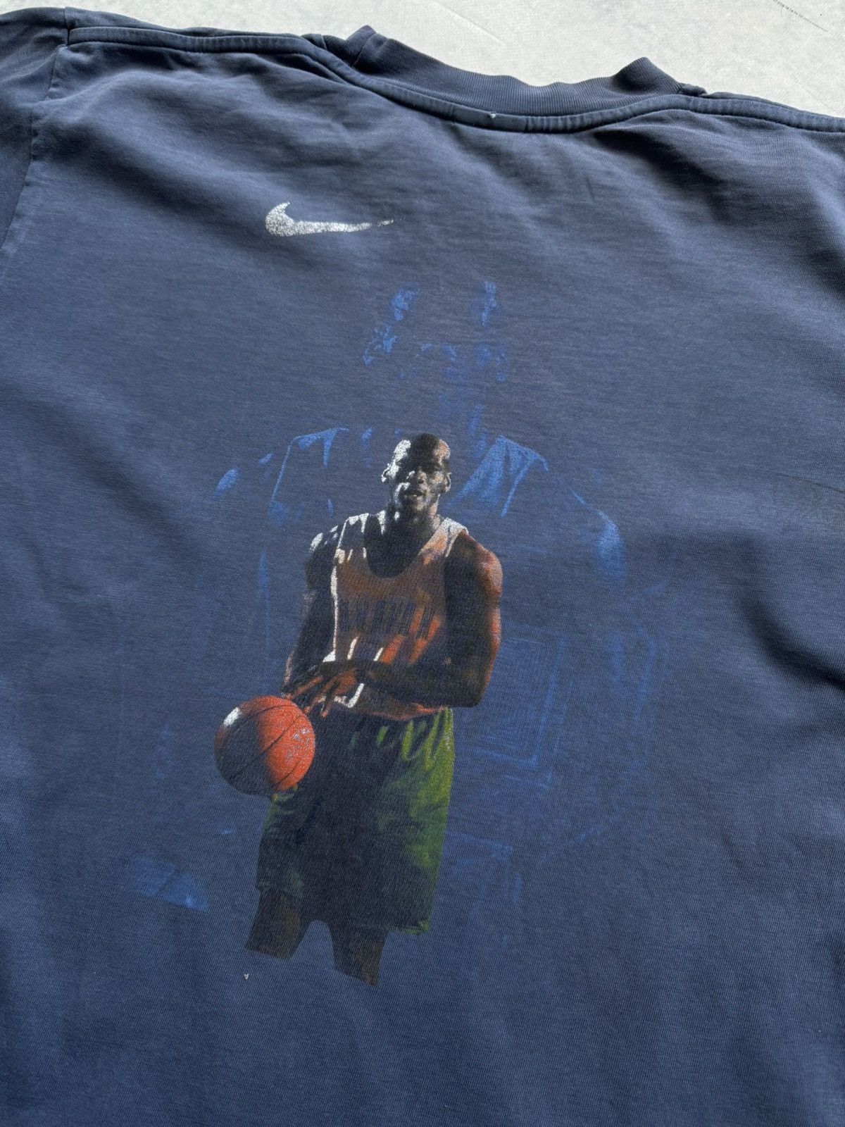 Nike Vintage Nike Michael Jordan Man Or Machine tee Faded Size US S / EU 44-46 / 1 - 8 Thumbnail