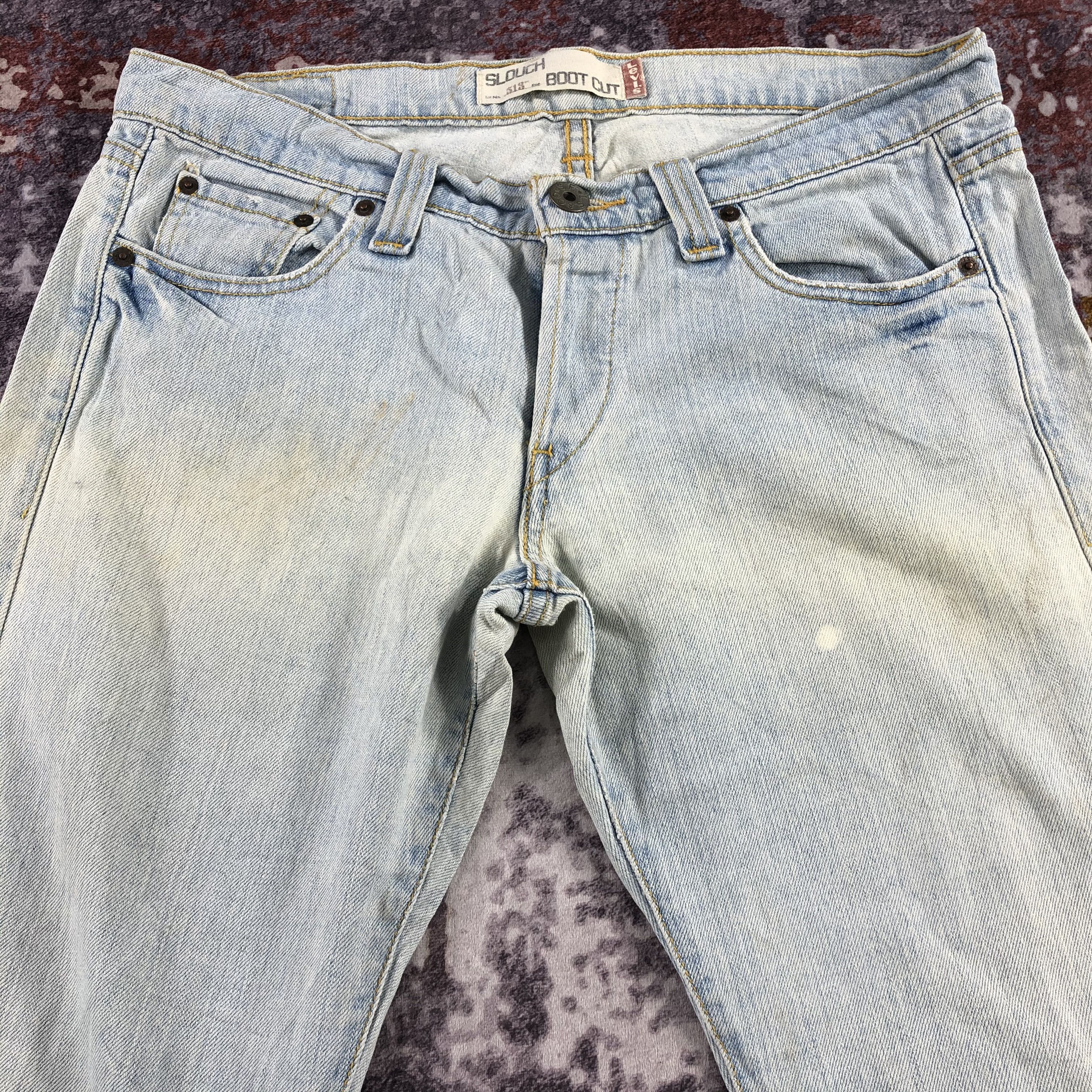 Levi's × Vintage Vintage Light Wash Levis 513 Jeans-JM2893 Size US 35 - 3 Thumbnail