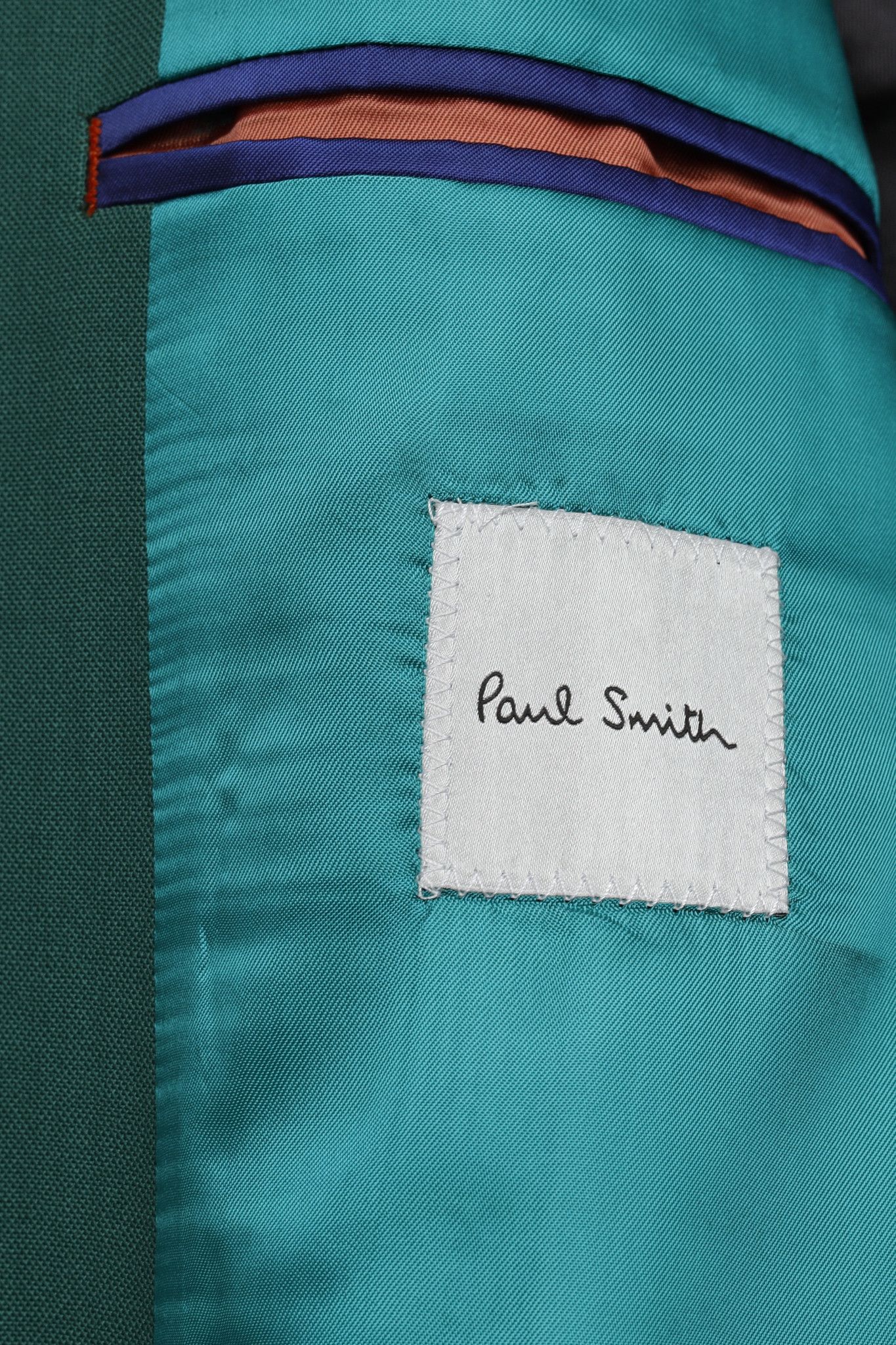 Paul Smith Paul Smith Green Suiting Blazer Jacket Double Vent Size 54L - 10 Thumbnail