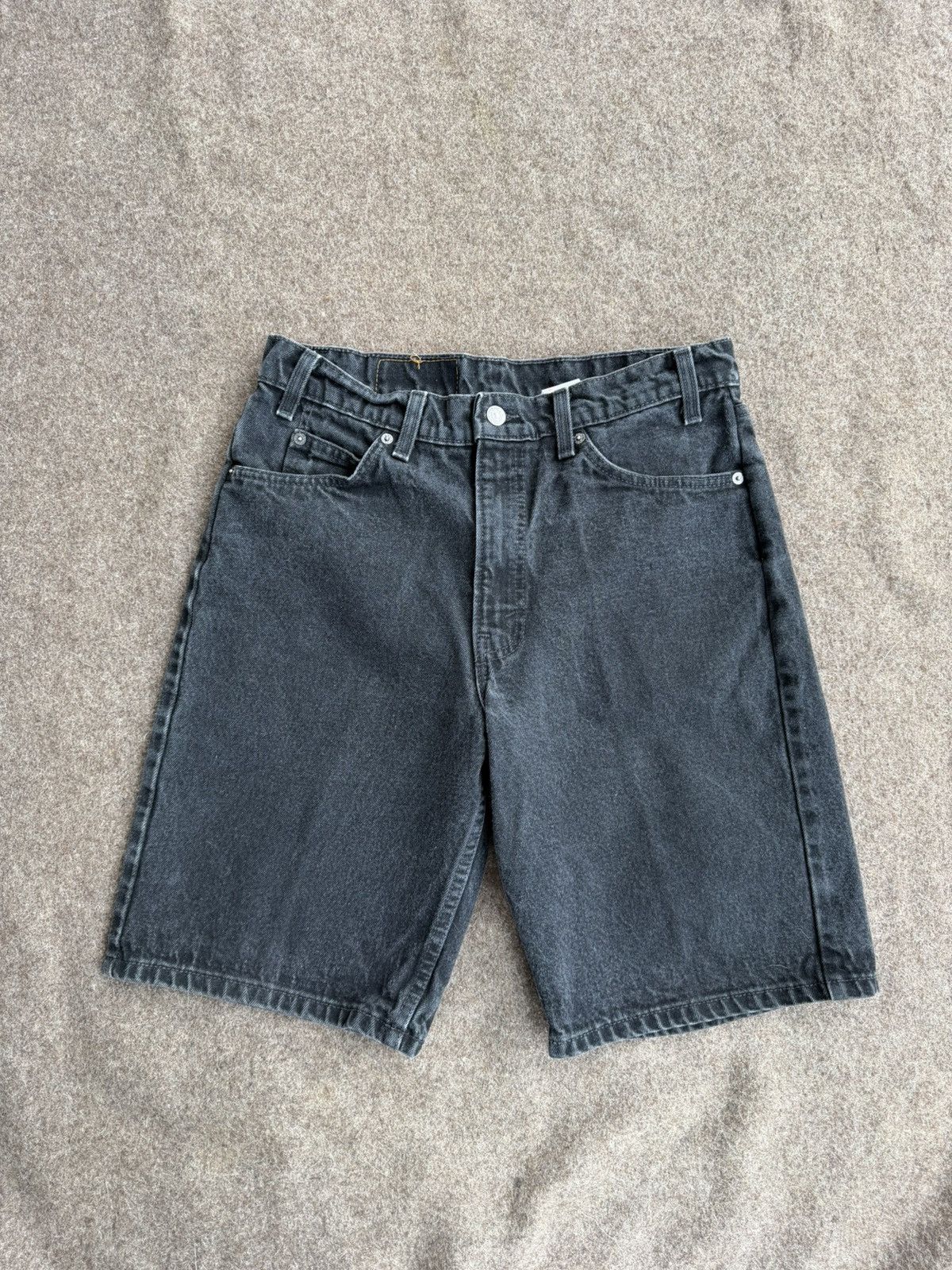 Levi's Levi’s 550 Made in USA Orange Tab Denim Shorts Size US 33 - 1 Thumbnail