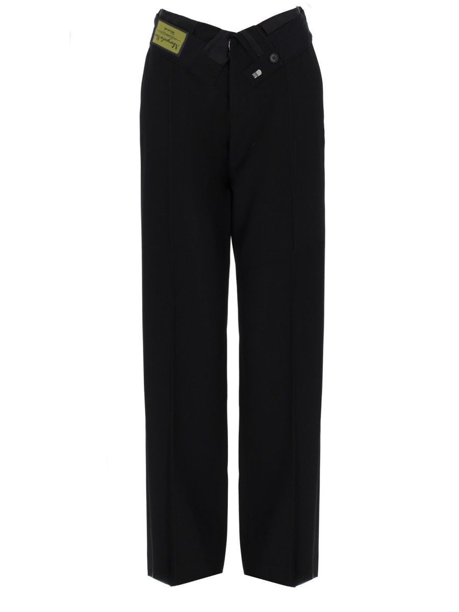 MM6 MM6 PANTALONE SARTORIALE CROSS-OVER - BLACK (IT 40) Size 40" / US 18 - 1 Thumbnail