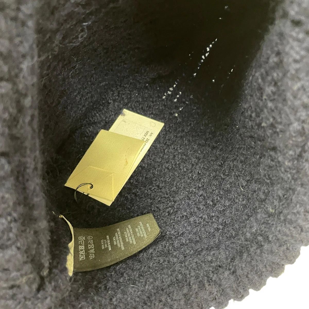 Dries Van Noten Textured Wool Knit Beanie Cap Size ONE SIZE - 6 Thumbnail