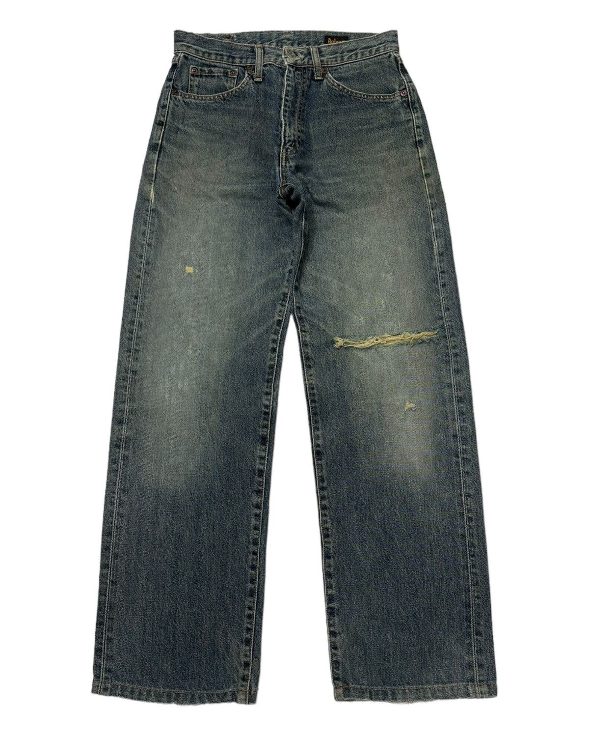 Japanese Brand VINTAGE JAPANESE BOBSON WIDE BAGGY JEANS Size US 29 - 7 Thumbnail