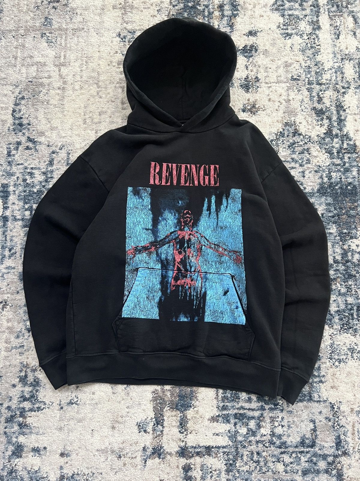 Revenge Revenge Nirvana Silver Hoodie Black Large Size US L / EU 52-54 / 3 - 1 Thumbnail