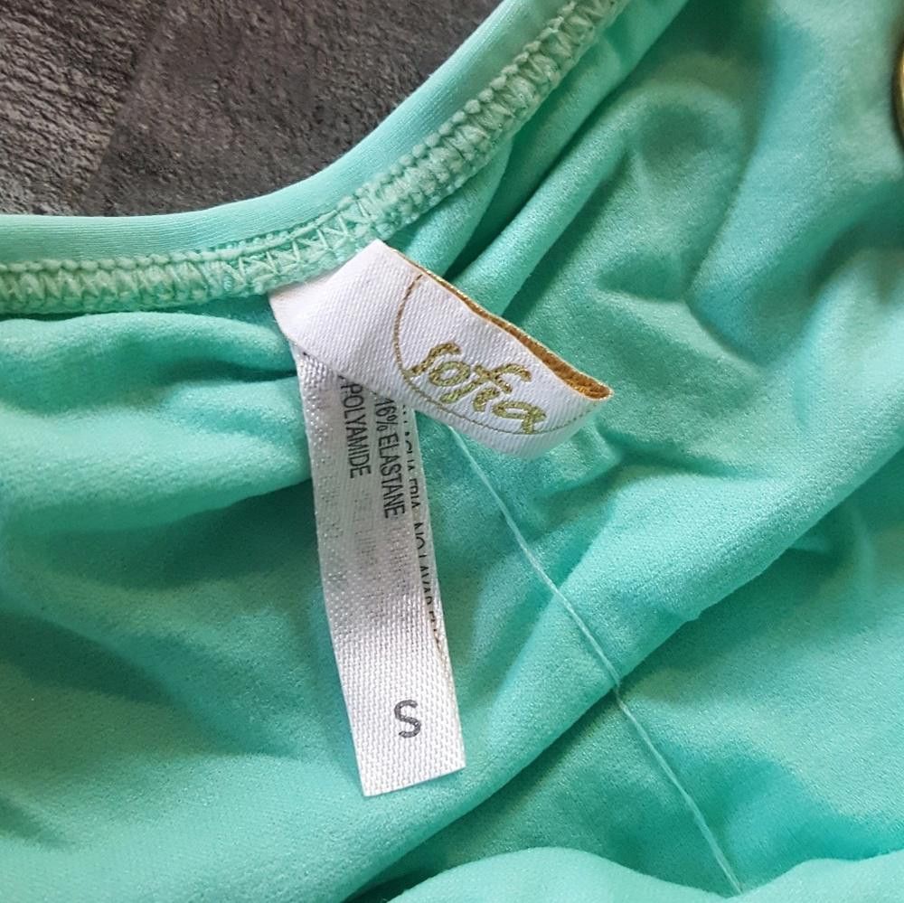 Designer Mint Detailed Sofia Bikini Bottoms Size ONE SIZE - 3 Thumbnail