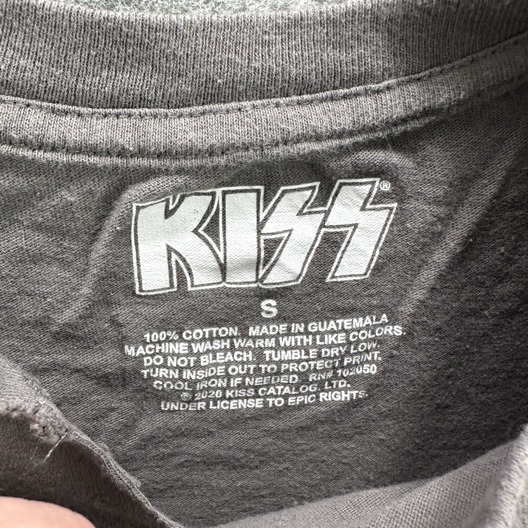 Vintage KISS Band T-Shirt Mens Small Rock Music Concert Graphic Distressed Cotton Short Sleeve 2020 Size US S / EU 44-46 / 1 - 7 Thumbnail