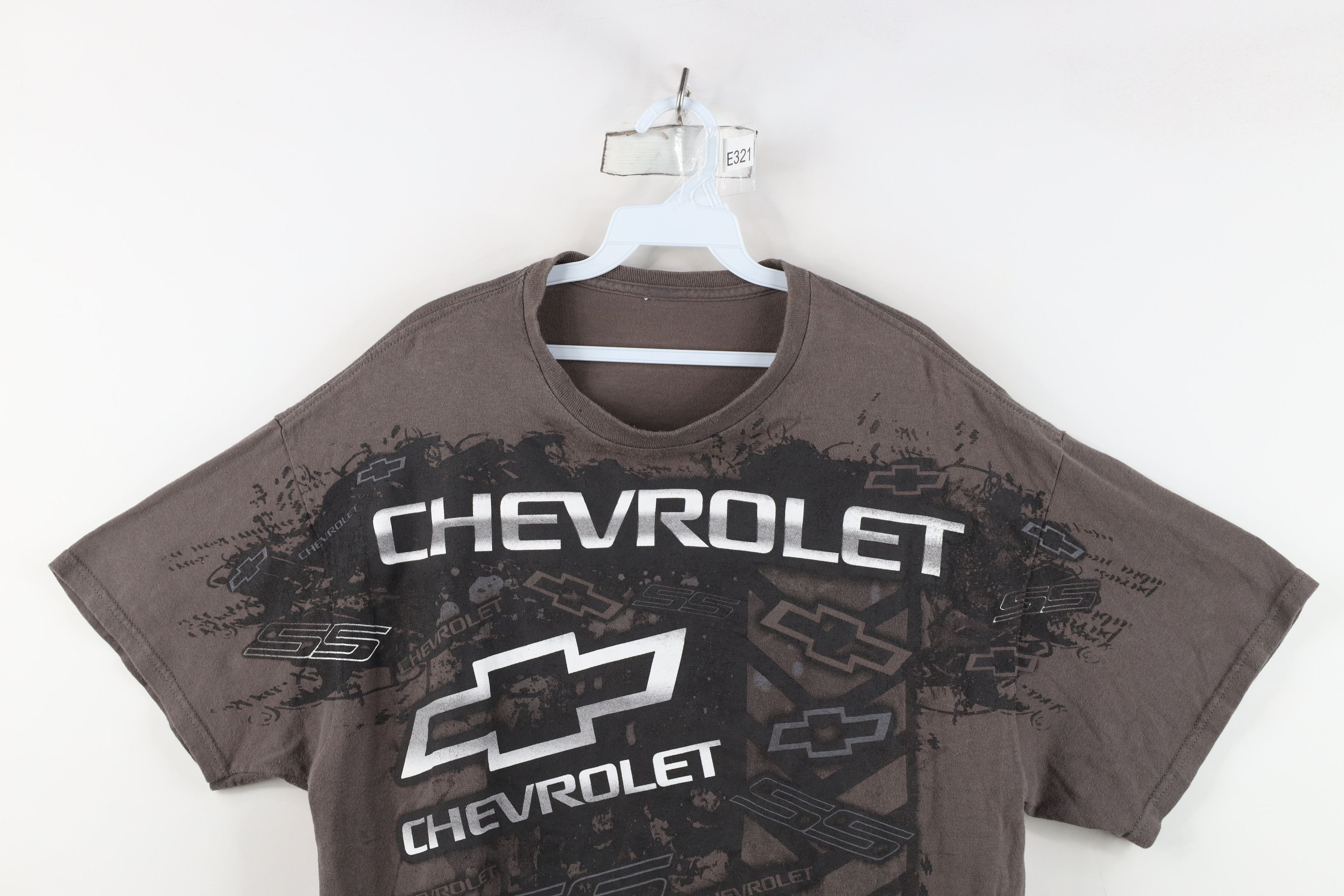 Vintage Vintage SS All Over Print Short Sleeve T-Shirt Gray Size US XL / EU 56 / 4 - 2 Thumbnail