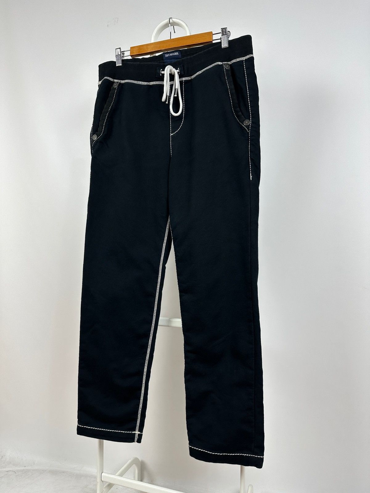 True Religion Vintage True Religion Navy Blue Pocket Sweatpants Size US 30 / EU 46 - 2 Thumbnail