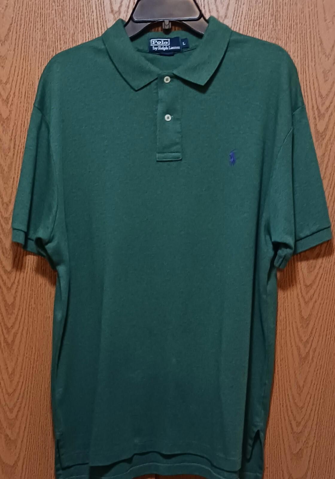 Polo Ralph Lauren Polo Ralph Lauren Green Classic Fit Polo Shirt Size US L / EU 52-54 / 3 - 1 Thumbnail