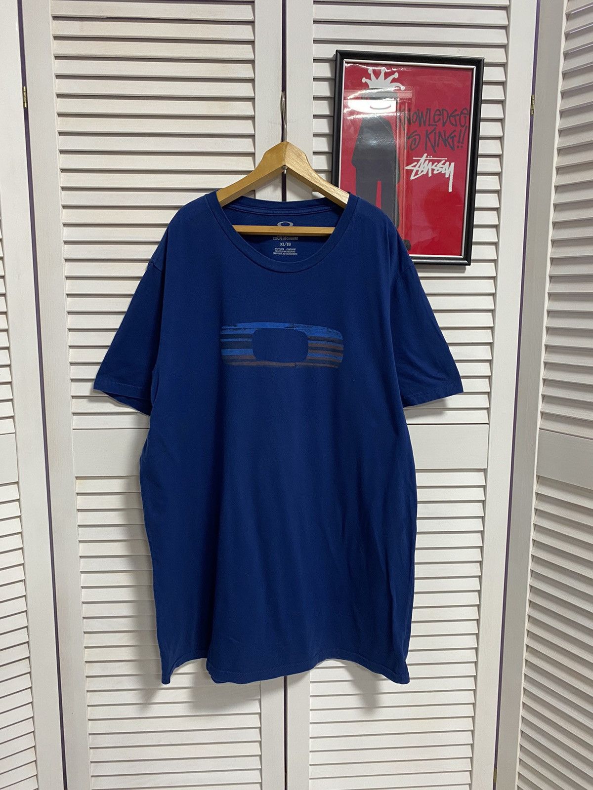 Oakley T Shirt Tee Oakley SkyBlue Centr Logo Graphic Size US XL / EU 56 / 4 - 2 Thumbnail