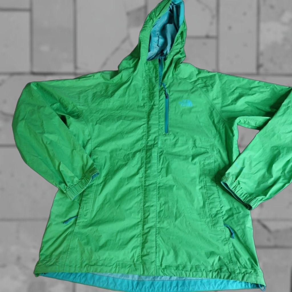 The North Face The North Face Womens Jacket Medium Green Dryvent Full Zip Hooded Trendy Outdoor Anorak Womens Jacket Medium Green Size M / US 6-8 / IT 42-44 - 1 Thumbnail