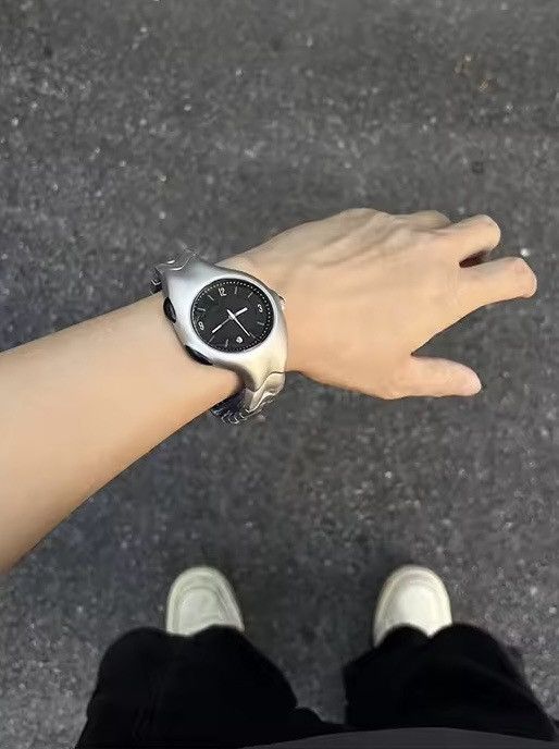 Vintage Vintage Y2K Watch stainless steel retro style design black Size ONE SIZE - 3 Thumbnail