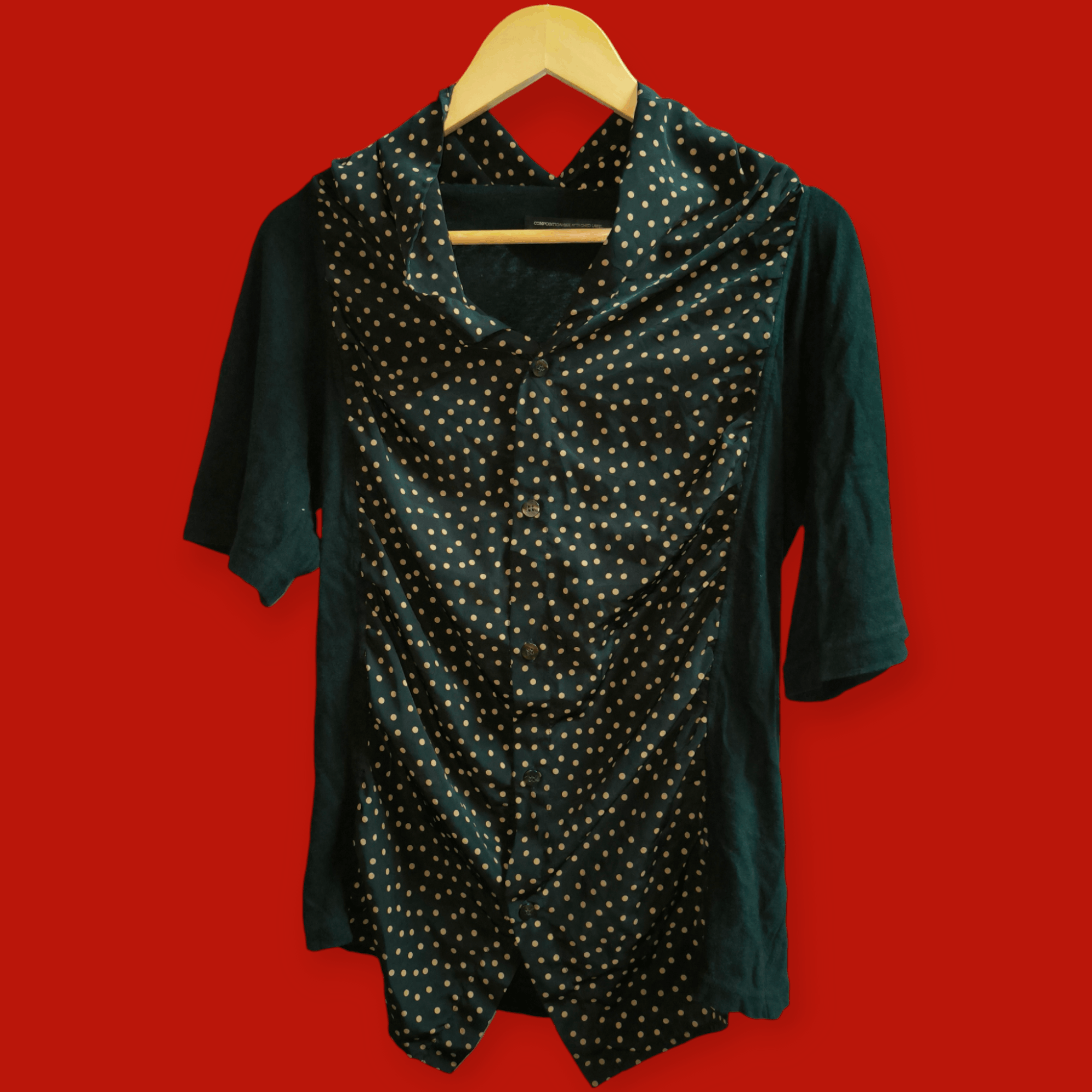 With Hoodie Polkadot
