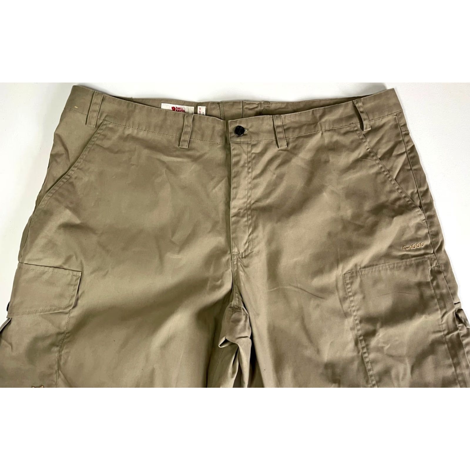 Vintage NWOT Fjällräven Karl Zip-Off Trousers G-1000 Regular Fit 41-42 Khaki Men Pants Cargo Zip Off Legs 82792 Size US 41 - 4 Thumbnail