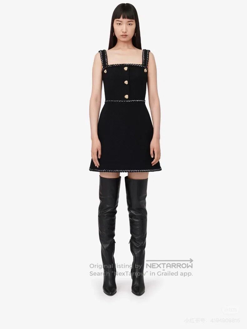 Alexander McQueen Alexander Mcqueen Black suspender dress Size XS / US 0-2 / IT 36-38 - 8 Thumbnail