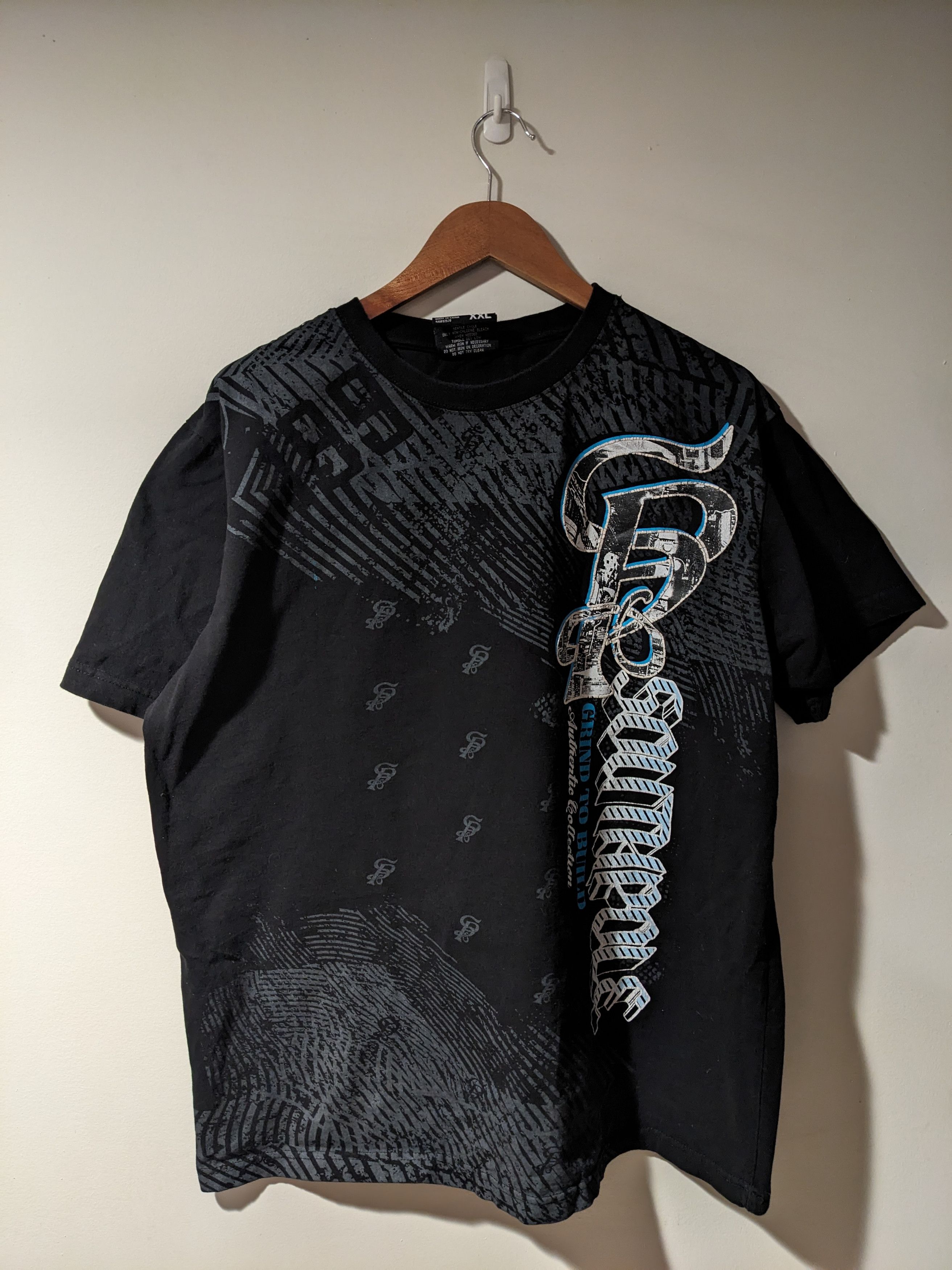 Southpole × Vintage Vintage Y2K South Pole Grunge Spell Out Logo XXL T-Shirt Size US XXL / EU 58 / 5 - 1 Thumbnail