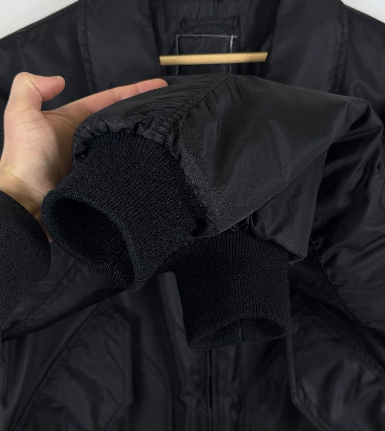 MIL-TEC Mil-Tec SWAT CWU Bomber Jacket Black Full Zip Nylon Military Size US XL / EU 56 / 4 - 7 Thumbnail