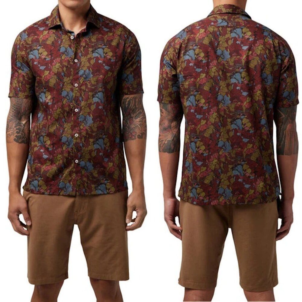 Good Man Brand NWT New $168 Good Man Brand On-Point Print Short Sleeve But Size US XXL / EU 58 / 5 - 1 Thumbnail