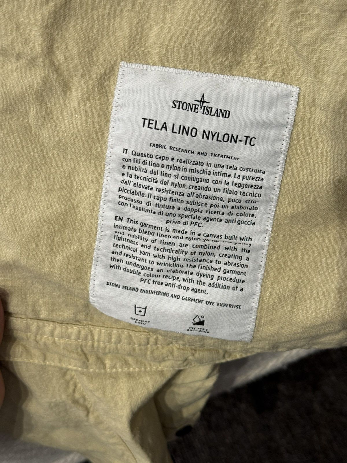 Stone Island 🔥Stone Island Tela Lino Nylon-TC Overshirt Jacket🔥 Size US M / EU 48-50 / 2 - 6 Thumbnail