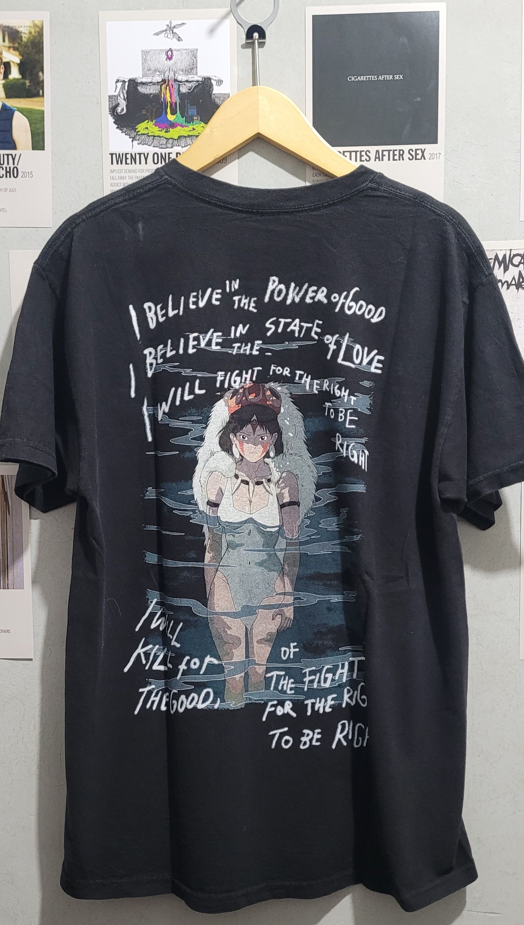 Anime × Japanese Brand Rare Anime Princess Mononoke Blank Tee Ai Style Vintage Size US L / EU 52-54 / 3 - 2 Thumbnail